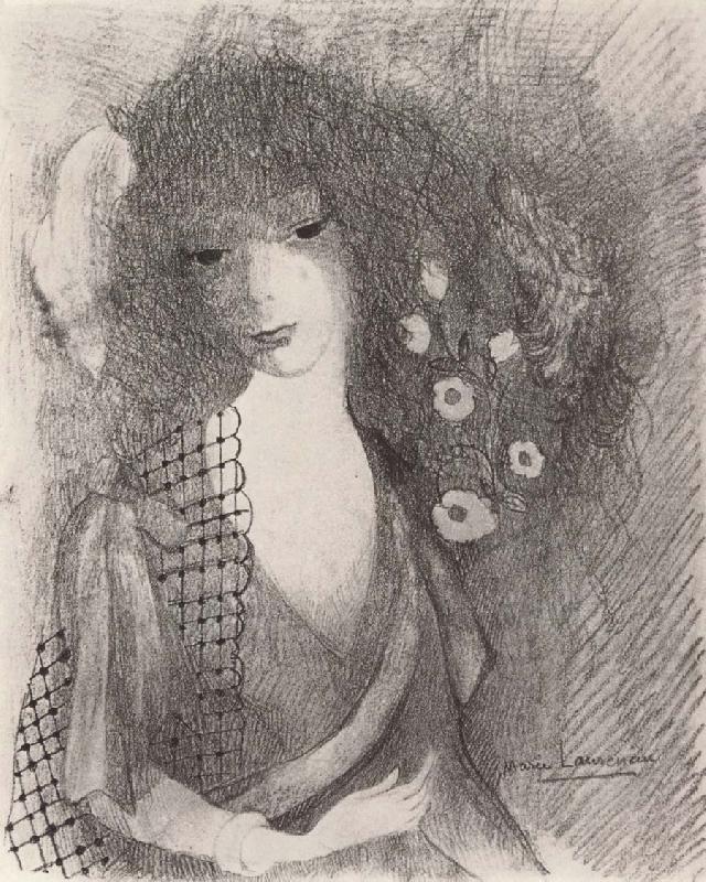 Marie Laurencin Woman wearing the shawl china oil painting image